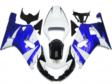 2001-2003 Style Bleu & Blanc Éclatant OEM GSXR 600-750 Carénage