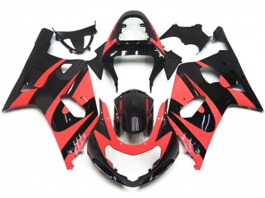 2001-2003 Style Personnalisé OEM Rouge Clair GSXR 600-750 Carénage
