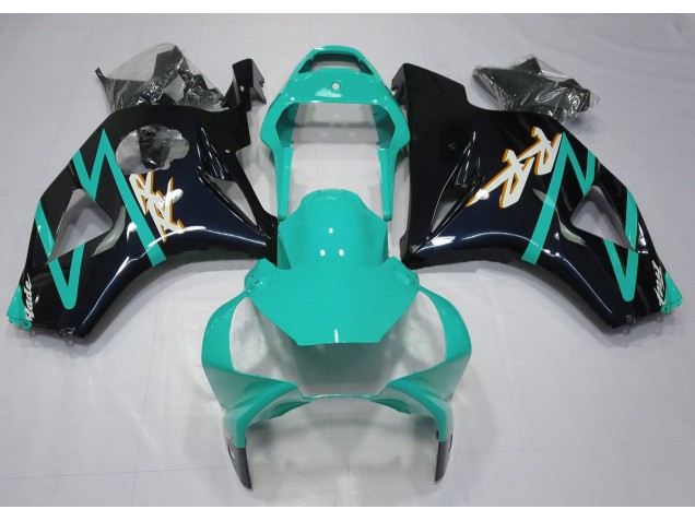 2002-2003 Noir Brillant & Cyan CBR954RR Carénage 2002-2003 Noir Brillant & Cyan CBR954RR Carénage