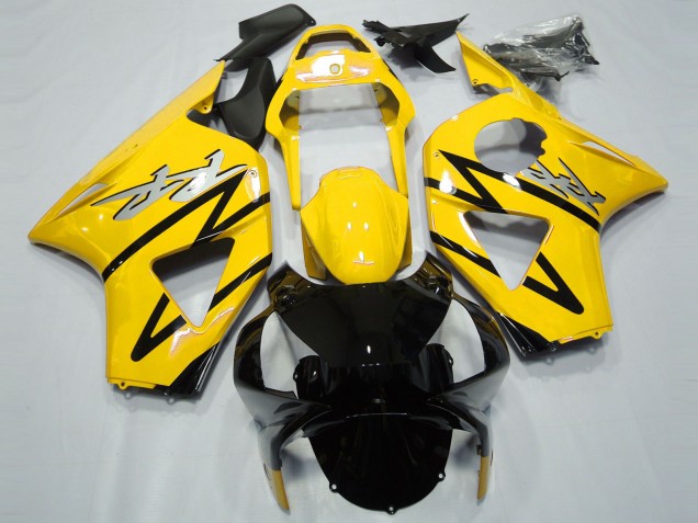 2002-2003 Style Cbr Jaune Brillant CBR954RR Carénage 2002-2003 Style Cbr Jaune Brillant CBR954RR Carénage