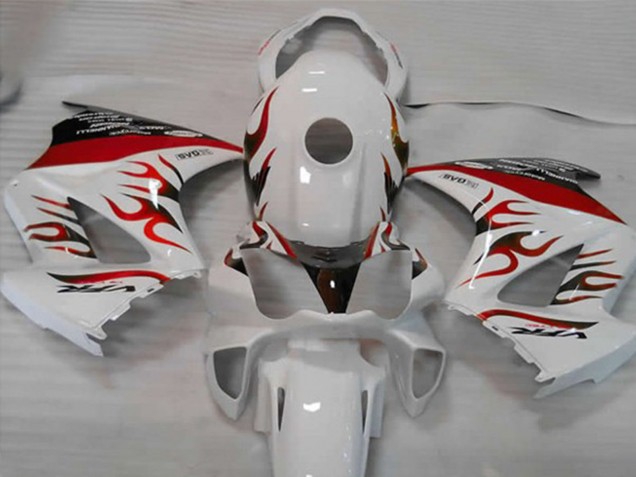 2002-2012 Bianco Rosso Fiamma VFR800 Carénage 2002-2012 Bianco Rosso Fiamma VFR800 Carénage