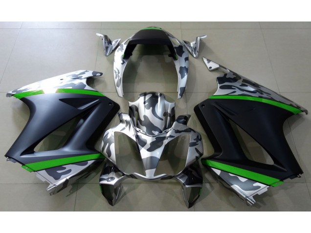 2002-2012 Gris Camouflage & Vert VFR800 Carénage 2002-2012 Gris Camouflage & Vert VFR800 Carénage