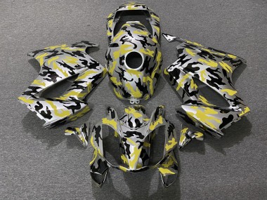 2002-2012 Jaune Camouflage VFR800 Carénage