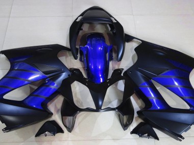 2002-2012 Noir Mat & Bleu VFR800 Carénage