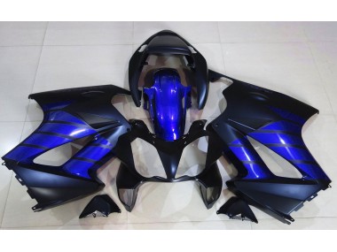 2002-2012 Noir Mat & Bleu VFR800 Carénage