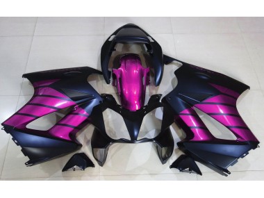 2002-2012 Noir Mat & Rose VFR800 Carénage