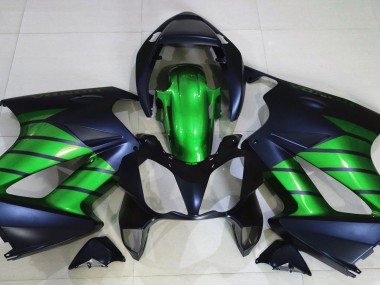 2002-2012 Noir Mat & Vert VFR800 Carénage