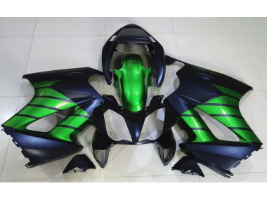 2002-2012 Noir Mat & Vert VFR800 Carénage
