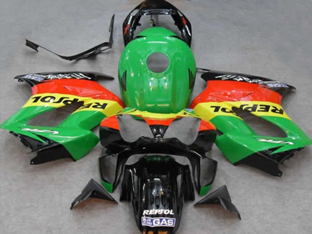 2002-2012 Vert Repsol VFR800 Carénage