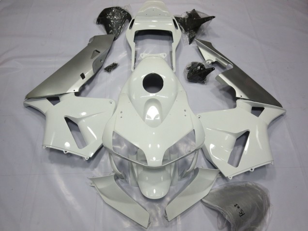 2003-2004 Argent & Blanc CBR600RR Carénage 2003-2004 Argent & Blanc CBR600RR Carénage