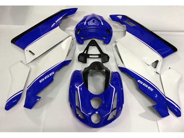 2003-2004 Blanc Bleu & Noir Ducati 749 999 Carénage 2003-2004 Blanc Bleu & Noir Ducati 749 999 Carénage