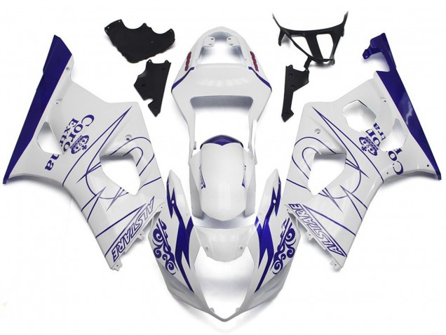 2003-2004 Blanc Corona Style Personnalisé GSXR 1000 Carénage 2003-2004 Blanc Corona Style Personnalisé GSXR 1000 Carénage