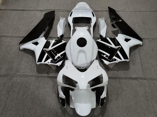 2003-2004 Blanc Nacré & Noir CBR600RR Carénage 2003-2004 Blanc Nacré & Noir CBR600RR Carénage