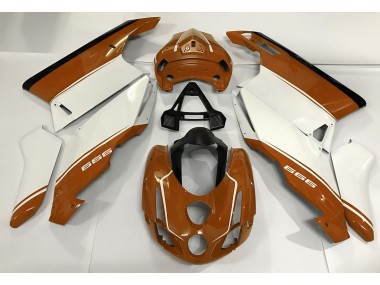 2003-2004 Blanc Orange & Noir Ducati 749 999 Carénage