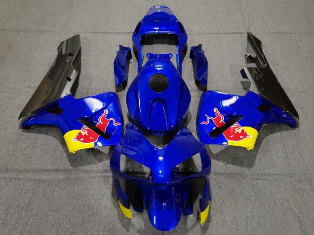 2003-2004 Bleu Brillant Rouge Taureau CBR600RR Carénage 2003-2004 Bleu Brillant Rouge Taureau CBR600RR Carénage