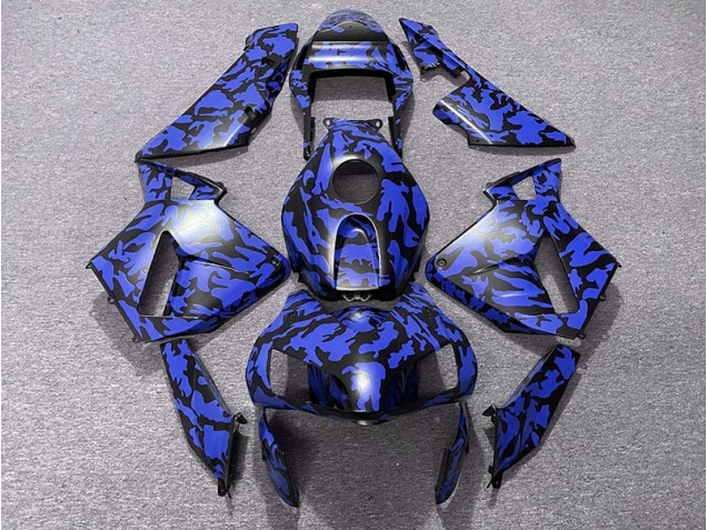 2003-2004 Bleu Camouflage CBR600RR Carénage 2003-2004 Bleu Camouflage CBR600RR Carénage