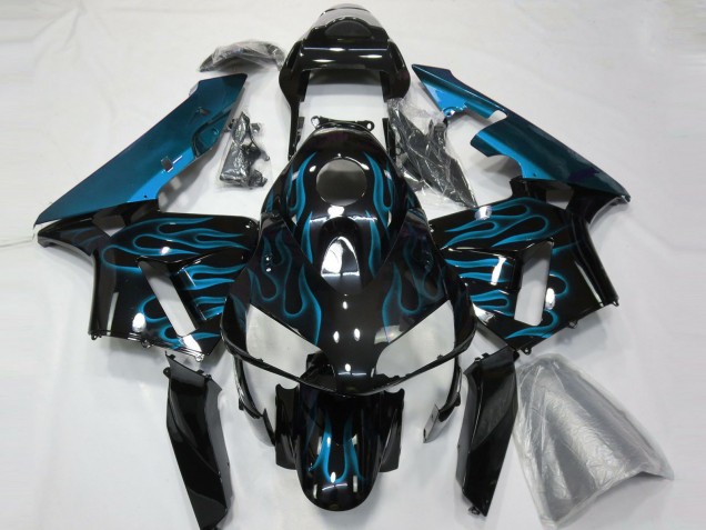 2003-2004 Bleu Clair Flamme CBR600RR Carénage 2003-2004 Bleu Clair Flamme CBR600RR Carénage
