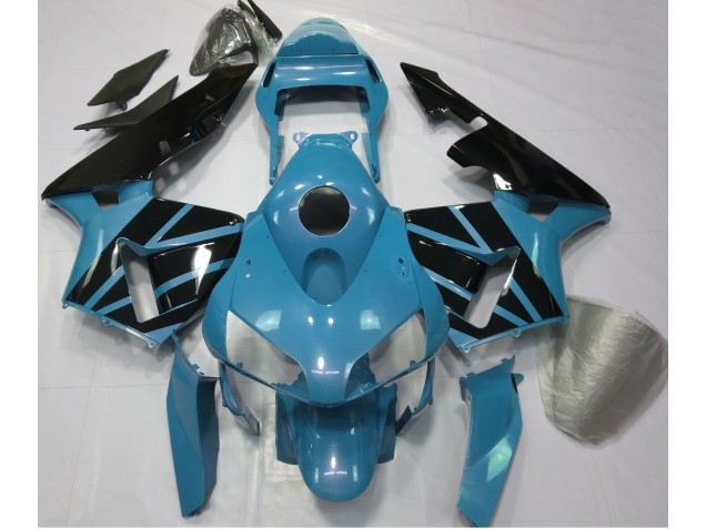2003-2004 Bleu Clair & Noir Brillant CBR600RR Carénage 2003-2004 Bleu Clair & Noir Brillant CBR600RR Carénage
