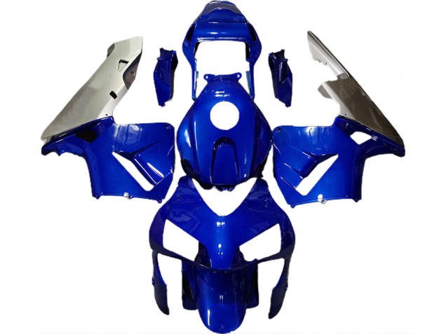 2003-2004 Bleu Profond & Argent CBR600RR Carénage 2003-2004 Bleu Profond & Argent CBR600RR Carénage