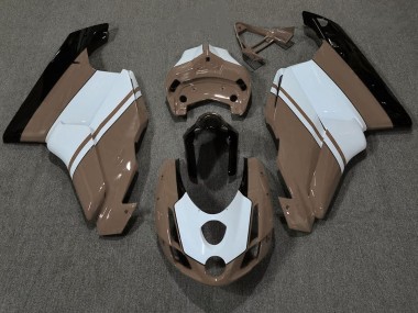 2003-2004 Brun Brillant & Blanc Ducati 749 999 Carénage