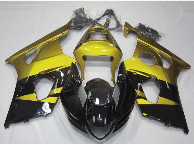 2003-2004 Jaune Brillant & Noir GSXR 1000 Carénage 2003-2004 Jaune Brillant & Noir GSXR 1000 Carénage
