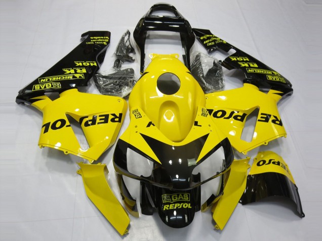2003-2004 Jaune Brillant Repsol CBR600RR Carénage