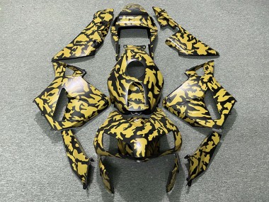 2003-2004 Jaune Camouflage CBR600RR Carénage
