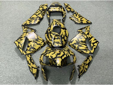 2003-2004 Jaune Camouflage CBR600RR Carénage