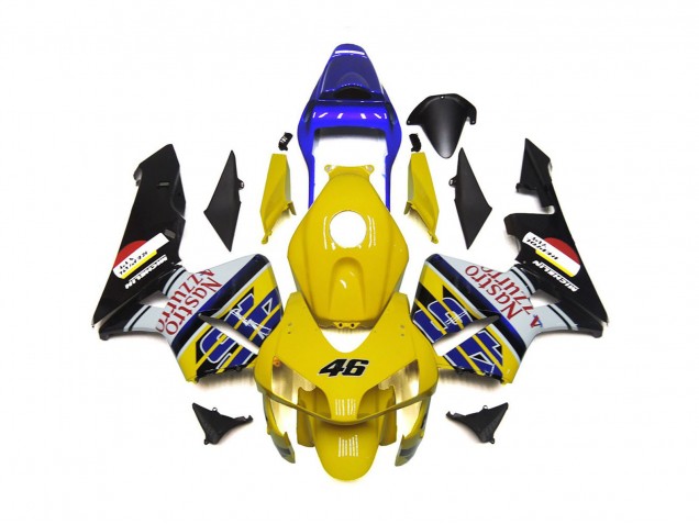 2003-2004 Jaune Nastro Azzurro 46 CBR600RR Carénage 2003-2004 Jaune Nastro Azzurro 46 CBR600RR Carénage