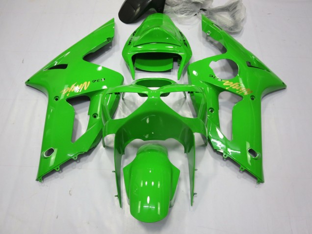 2003-2004 Ninja Vert ZX6R Carénage 2003-2004 Ninja Vert ZX6R Carénage