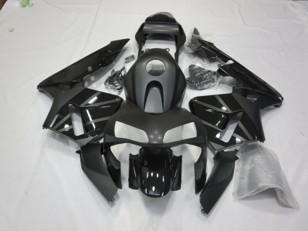 2003-2004 Noir Mat / Brillant CBR600RR Carénage 2003-2004 Noir Mat / Brillant CBR600RR Carénage