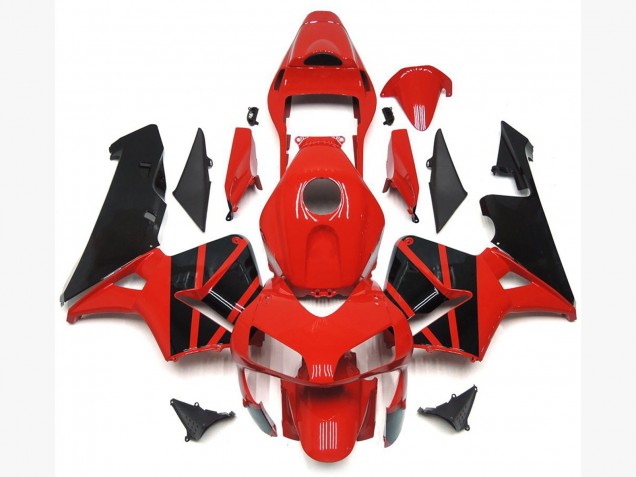 2003-2004 OEM Style Rouge Noir CBR600RR Carénage