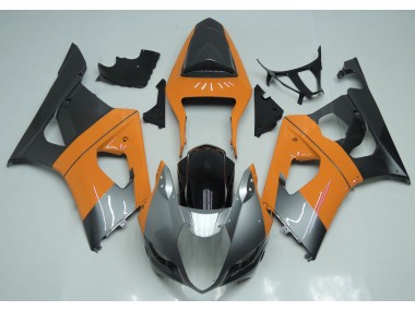 2003-2004 Orange Clair Argent & Noir GSXR 1000 Carénage
