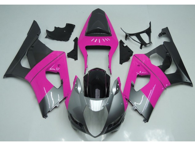 2003-2004 Rose Argenté & Noir GSXR 1000 Carénage 2003-2004 Rose Argenté & Noir GSXR 1000 Carénage