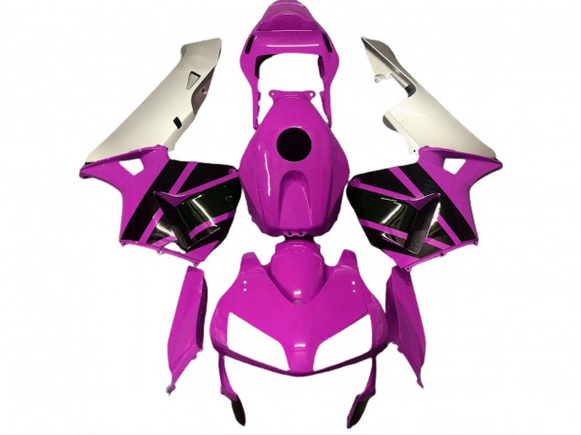 2003-2004 Rose Vif & Argent Mat CBR600RR Carénage 2003-2004 Rose Vif & Argent Mat CBR600RR Carénage