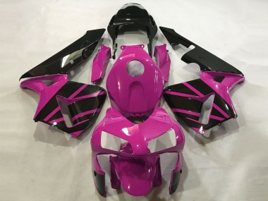 2003-2004 Rose Vif & Noir Brillant CBR600RR Carénage