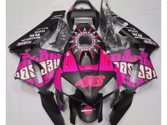 2003-2004 Rose Vif Rossi Repsol CBR600RR Carénage 2003-2004 Rose Vif Rossi Repsol CBR600RR Carénage