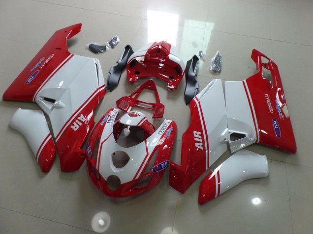 2003-2004 Rouge & Blanc Ducati 749 999 Carénage 2003-2004 Rouge & Blanc Ducati 749 999 Carénage