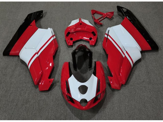 2003-2004 Rouge Brillant & Blanc Ducati 749 999 Carénage 2003-2004 Rouge Brillant & Blanc Ducati 749 999 Carénage