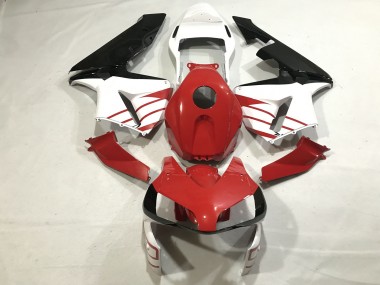 2003-2004 Rouge Brillant / Blanc Mat CBR600RR Carénage