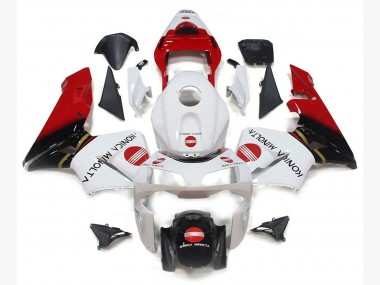 2003-2004 Rouge Konica Minolta CBR600RR Carénage