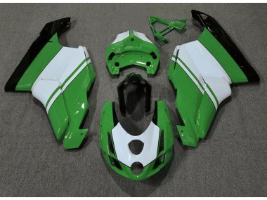 2003-2004 Vert Brillant & Blanc Ducati 749 999 Carénage