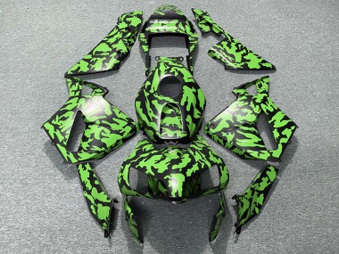 2003-2004 Vert Camouflage CBR600RR Carénage