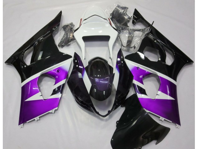 2003-2004 Violet Brillant & Blanc GSXR 1000 Carénage 2003-2004 Violet Brillant & Blanc GSXR 1000 Carénage