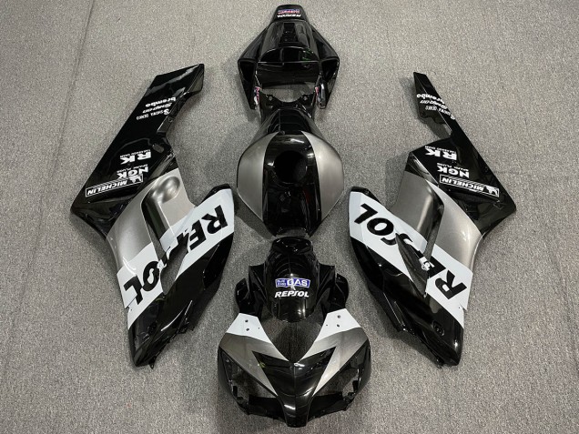 2004-2005 Argent Noir Repsol CBR1000RR Carénage 2004-2005 Argent Noir Repsol CBR1000RR Carénage