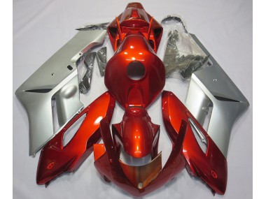 2004-2005 Argent Rouge CBR1000RR Carénage