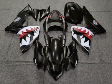 2004-2005 Bomber Betty Noir Mat ZX10R Carénage