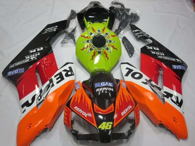 2004-2005 Citron Rossi Repsol CBR1000RR Carénage