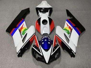 2004-2005 Drapeau Rouge & Bleu CBR1000RR Carénage
