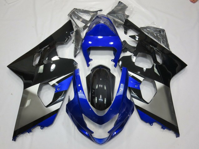 2004-2005 Gris Bleu & Noir GSXR 600-750 Carénage 2004-2005 Gris Bleu & Noir GSXR 600-750 Carénage
